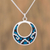 Turquoise pendant necklace, 'Window of History' - Geometric Turquoise Pendant Necklace from Mexico (image 2) thumbail