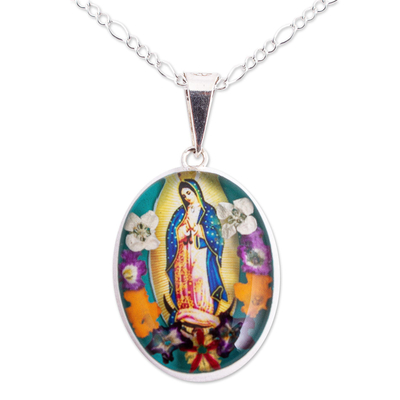 Mexican Virgin Mary Necklace Crucifix Cross Wooden Pendant - Temu United  Arab Emirates