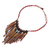 Tiger's eye waterfall necklace, 'Natural Intensity' - Tiger's Eye and Glass Beaded Waterfall Necklace from Mexico (image 2c) thumbail