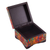 Decoupage wood decorative box, 'Huichol Mandala' - Petite Pinewood Decoupage Box with Huichol Icons (image 2e) thumbail
