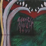 Giclée print on canvas, 'Four Red Trees' - Springtime Mountain Landscape Giclée Print on Canvas Mexico