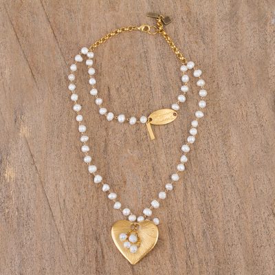 Buy Gold Tone Pearl Chain Multi Layer Necklace from Next Australia