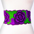 Cotton tie belt, 'Field of Flowers' - Mexican 100% Cotton Tie Belt with Purple Floral Motif (image 2c) thumbail