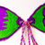 Cotton tie belt, 'Field of Flowers' - Mexican 100% Cotton Tie Belt with Purple Floral Motif (image 2d) thumbail