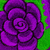 Cotton tie belt, 'Field of Flowers' - Mexican 100% Cotton Tie Belt with Purple Floral Motif (image 2e) thumbail