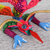 Wood alebrije sculpture, 'Acrobatic Dragon' - Colorful Hand Carved and Painted Dragon Alebrije Figurine (image 2c) thumbail