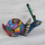 Wood alebrije statuette, 'Rainbow Snail' - Multicolored Wood Snail Alebrije Figurine from Mexico (image 2b) thumbail