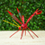 Wood alebrije figurine, 'Red Dragonfly' - Handmade Dragonfly Alebrije Figurine in Red from Oaxaca
