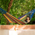 Handwoven rope hammock, 'Tropical Wind' (single) - Hand Crafted colourful Stripe Nylon Rope Single-Sized Hammock thumbail
