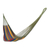 Handwoven rope hammock, 'Tropical Wind' (single) - Hand Crafted colourful Stripe Nylon Rope Single-Sized Hammock (image 2a) thumbail