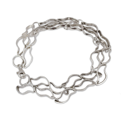 Sterling Silver Link Bracelet from Mexico