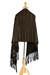 Cotton shawl, 'Sophisticated Designs' - Artisan Handwoven Cotton Shawl from Mexico (image 2c) thumbail