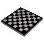 Onyx and marble chess set, 'Black and Ivory Challenge' (5 in.) - Onyx and Marble Chess Set in Black and Ivory (5 in.)