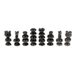 Mini onyx and marble chess set, 'Grey and Ivory Challenge' - Mini Onyx and Marble Chess Set in Grey and Ivory