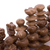 Onyx and marble mini chess set, 'Brown and Ivory Challenge' (5 inch) - Onyx and Marble Mini Chess Set in Brown and Ivory (5 In) (image 2e) thumbail