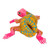 Wood alebrije sculpture, 'Pink Iguana' - Pink and Yellow Wood Iguana Alebrije Sculpture from Mexico (image 2d) thumbail