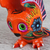 Wood alebrije figurine, 'Vibrant Owl' - Hand Crafted Copal Wood Multi-Colored Orange Owl Alebrije (image 2c) thumbail