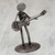 Upcycled metal auto part sculpture, 'Electric Guitarist' - Upcycled Metal Auto Part Guitarrist Sculpture from Mexico (image 2b) thumbail