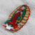 Tin wall decor, 'Miracle of Guadalupe' - Handmade Tin Virgin of Guadalupe Wall Hanging from Mexico (image 2b) thumbail