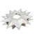 Tin hanging decor, 'Light's Reflection' - Handcrafted Double-Sided Hanging Tin Star with Mirrors (image 2a) thumbail