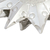 Decoración de estaño colgante, 'Reflejo de la luz - Estrella de hojalata artesanal de doble cara colgante con espejos