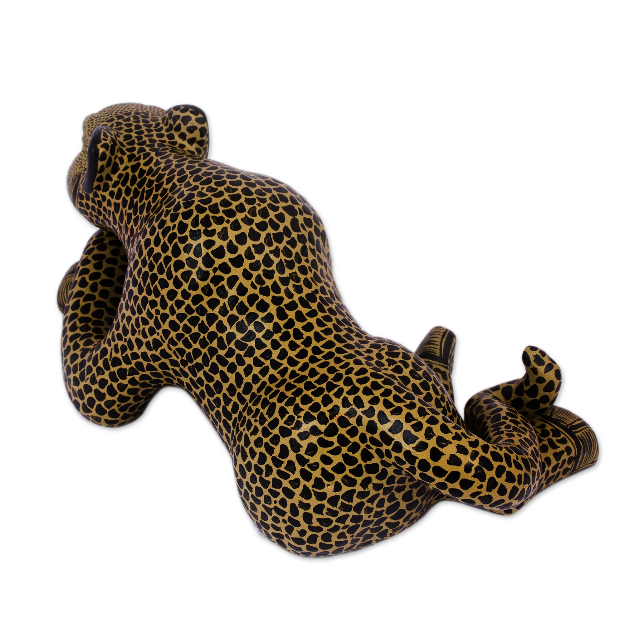 porcelain jaguar figurine