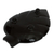Marble catchall, 'Handy Leaf in Black' - Handcrafted Leaf-Shaped Marble Catchall in Black from Mexico (image 2e) thumbail