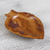Onyx catchall, 'Handy Leaf in Brown' - Handcrafted Leaf-Shaped Onyx Catchall in Brown from Mexico (image 2b) thumbail