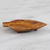 Onyx catchall, 'Handy Leaf in Brown' - Handcrafted Leaf-Shaped Onyx Catchall in Brown from Mexico (image 2c) thumbail