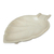 Marble catchall, 'Handy Leaf in Ivory' - Leaf-Shaped Marble Catchall in Eggshell from Mexico (image 2a) thumbail