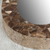 Onyx wall mirror, 'Drop of Rain' - Mexican Brown Onyx Wall Mirror in the Shape of a Raindrop (image 2c) thumbail