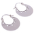 Sterling silver hoop earrings, 'Triangle Glow' - High-Polish Sterling Silver Hoop Earrings from Mexico
