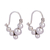 Sterling silver hoop earrings, 'Appealing Bubbles' - Bubble-Shaped Sterling Silver Hoop Earrings from Mexico