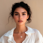 Sterling silver and copper pendant necklace, 'Lunar Cat' - Sterling Silver and Copper Cat Pendant Necklace from Mexico