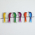 Steel wall sculpture, 'Singing Sextet' - Steel Wall Sculpture of Six Colorful Birds from Mexico thumbail