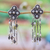 Cultured pearl waterfall earrings, 'Pearl Stream' - Cultured Pearl and Sterling Silver Waterfall Earrings (image 2) thumbail