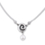 Cultured pearl pendant necklace, 'Elegant Whirl' - Cultured Pearl and Sterling Silver Pendant Necklace thumbail