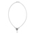 Cultured pearl pendant necklace, 'Elegant Whirl' - Cultured Pearl and Sterling Silver Pendant Necklace (image 2c) thumbail