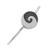 Sterling silver bookmark, 'Wave of Stories' - Spiral Motif Sterling Silver Bookmark from Mexico