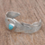 Turquoise cuff bracelet, 'Cosmos Layers' - Natural Turquoise Cuff Bracelet from Mexico (image 2b) thumbail