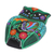 Ceramic wall sculpture, 'Owl of Flowers' - Hand-Painted Floral Ceramic Owl Wall Sculpture from Mexico (image 2d) thumbail