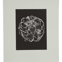 'Circle' - Black and White Surrealist Ink Print from Mexico