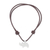 Silberne Halskette mit Anhänger - Verstellbare silberne Halskette mit Nashorn-Anhänger aus Mexiko