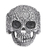 Sterling silver dome ring, 'Skull of Life' - Sterling Silver Skull Ring from Mexico (image 2a) thumbail