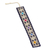 Cotton bookmark, 'Star Garden' - Handwoven Multi-Color Embroidered Cotton Bookmark