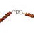 Amber beaded necklace, 'Honey Dew' - Natural Mexican Amber Beaded Strand Long Necklace (image 2d) thumbail