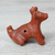 Ceramic ocarina, 'Pre-Hispanic Puppy' - Handcrafted Ceramic Pre-Hispanic Puppy Ocarina Flute