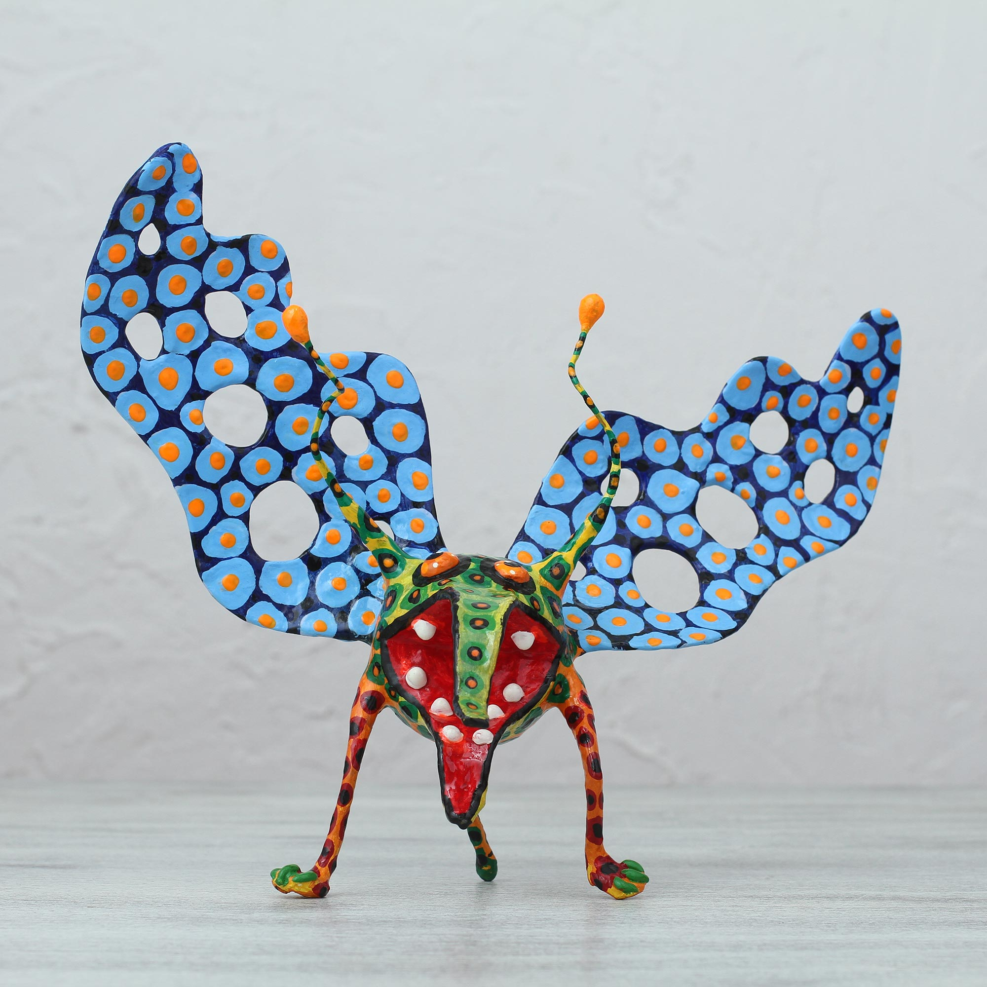 UNICEF Market | Handcrafted Multicolor Creature Papier Mache Alebrije ...