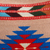 Funda de cojín de lana zapoteca - Funda de cojín de lana multicolor tejida a mano teñida naturalmente
