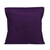 Cotton cushion cover, 'Geometric Dance in Purple' - Cotton Cushion Cover in Purple and Black from Mexico (image 2c) thumbail